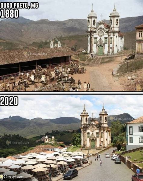 Фотографии "тогда и сейчас", показывающие, как время меняет места и объекты (20 фото)