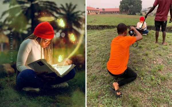 Локация vs. готовая фотография: нигерийский фотограф показывает закулисные кадры снимков, достойных Instagram (18 фото)